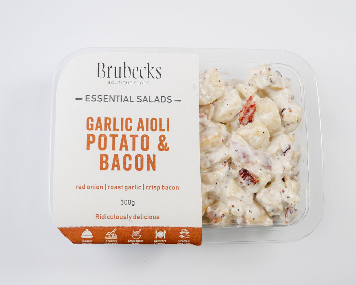 Garlic Aioli Potato & Bacon Salad