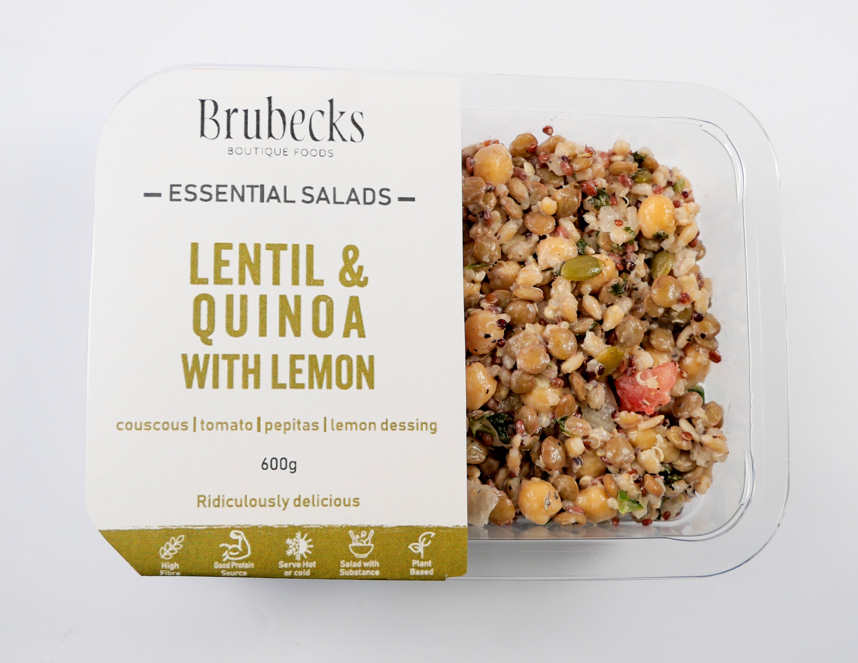 Lentil & Quinoa with Lemon Salad