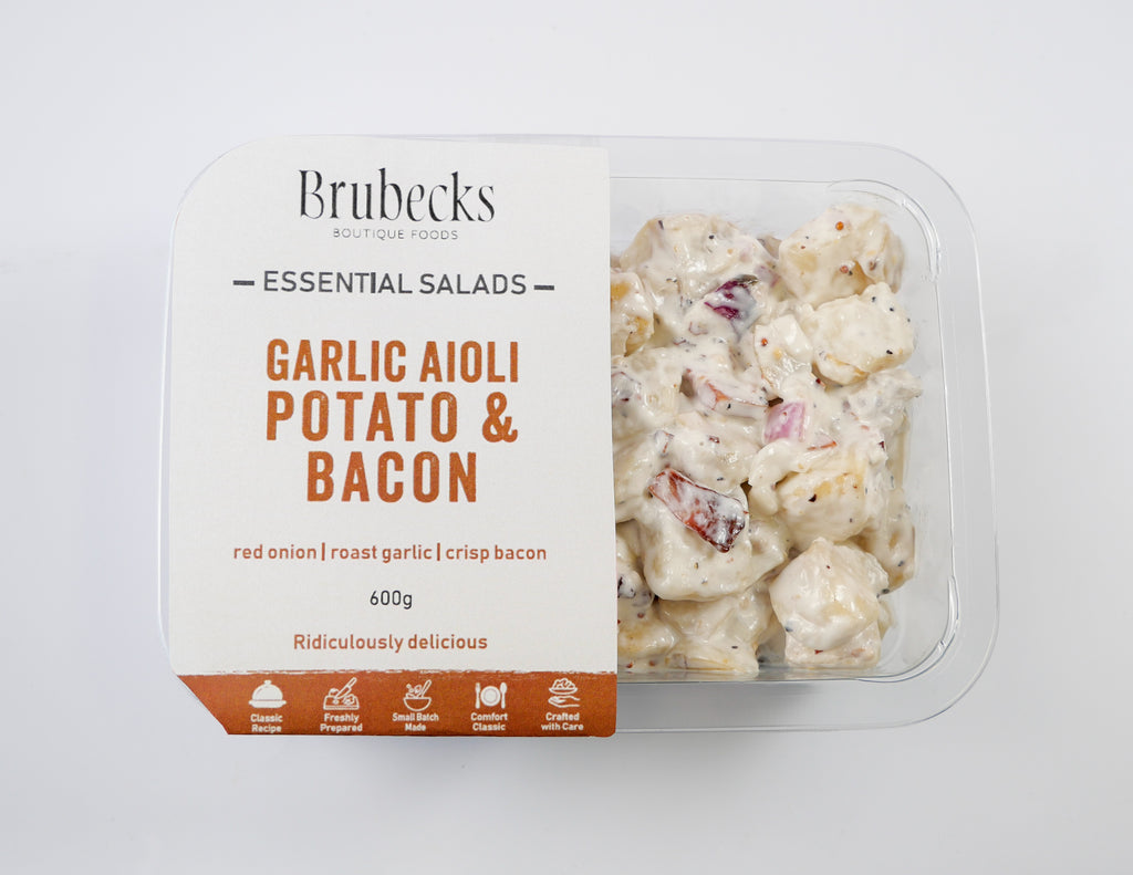Garlic Aioli Potato & Bacon Salad