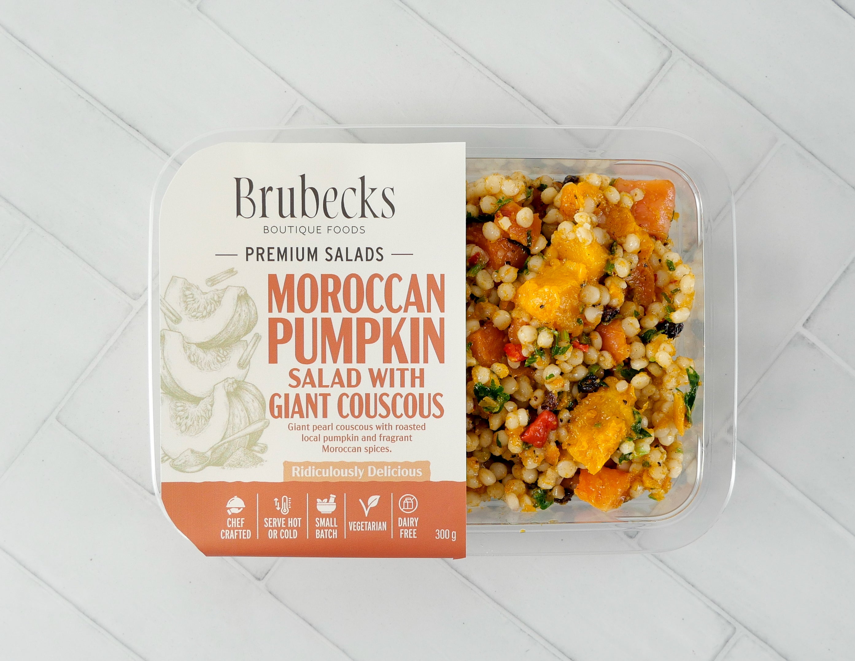 Moroccan Pumpkin Salad with Giant Couscous