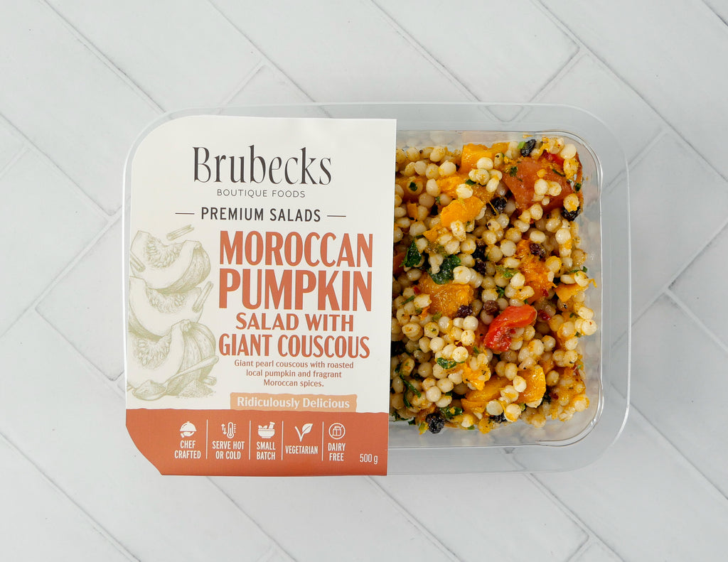 Moroccan Pumpkin Salad with Giant Couscous