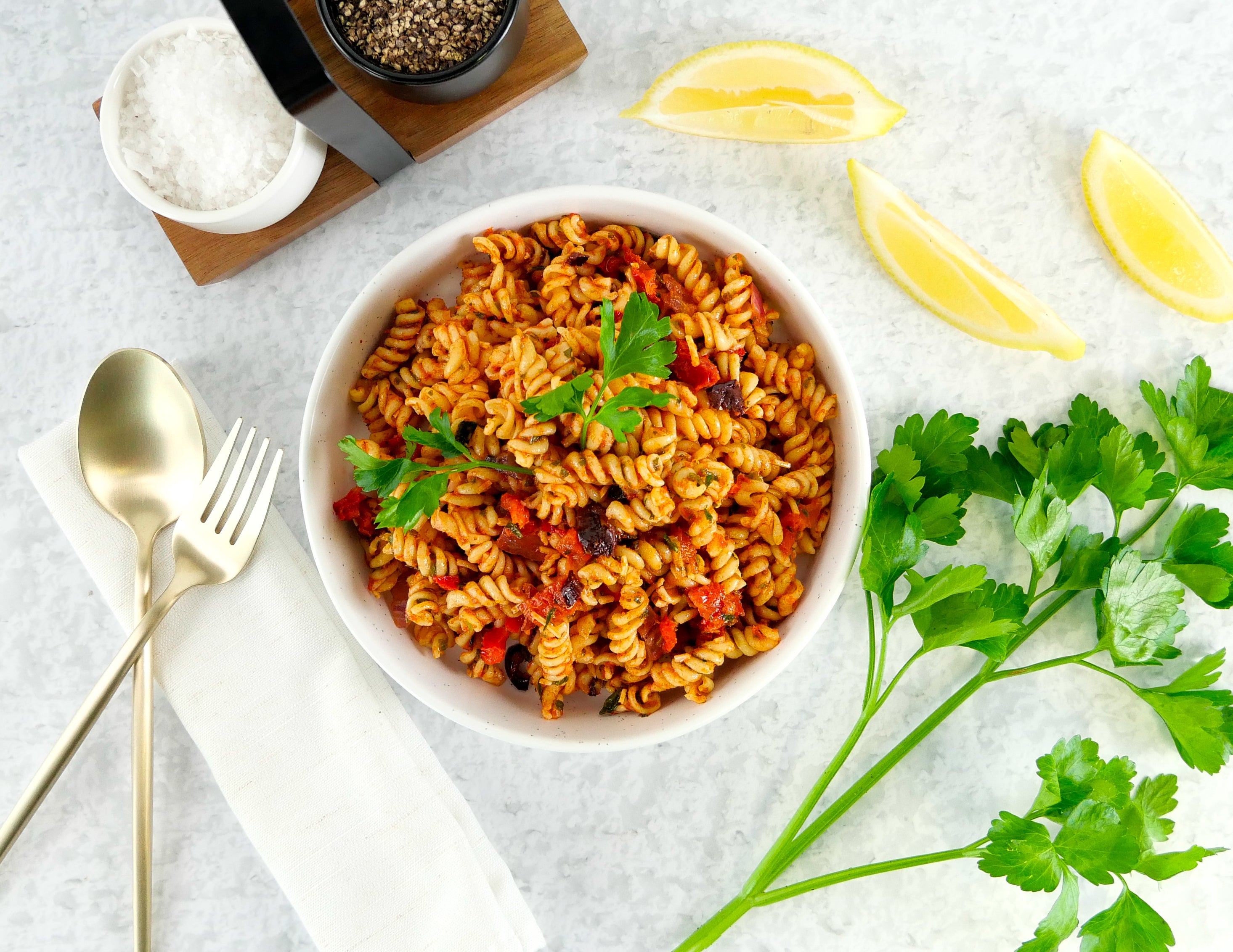 Sun-dried Tomato Pasta Salad