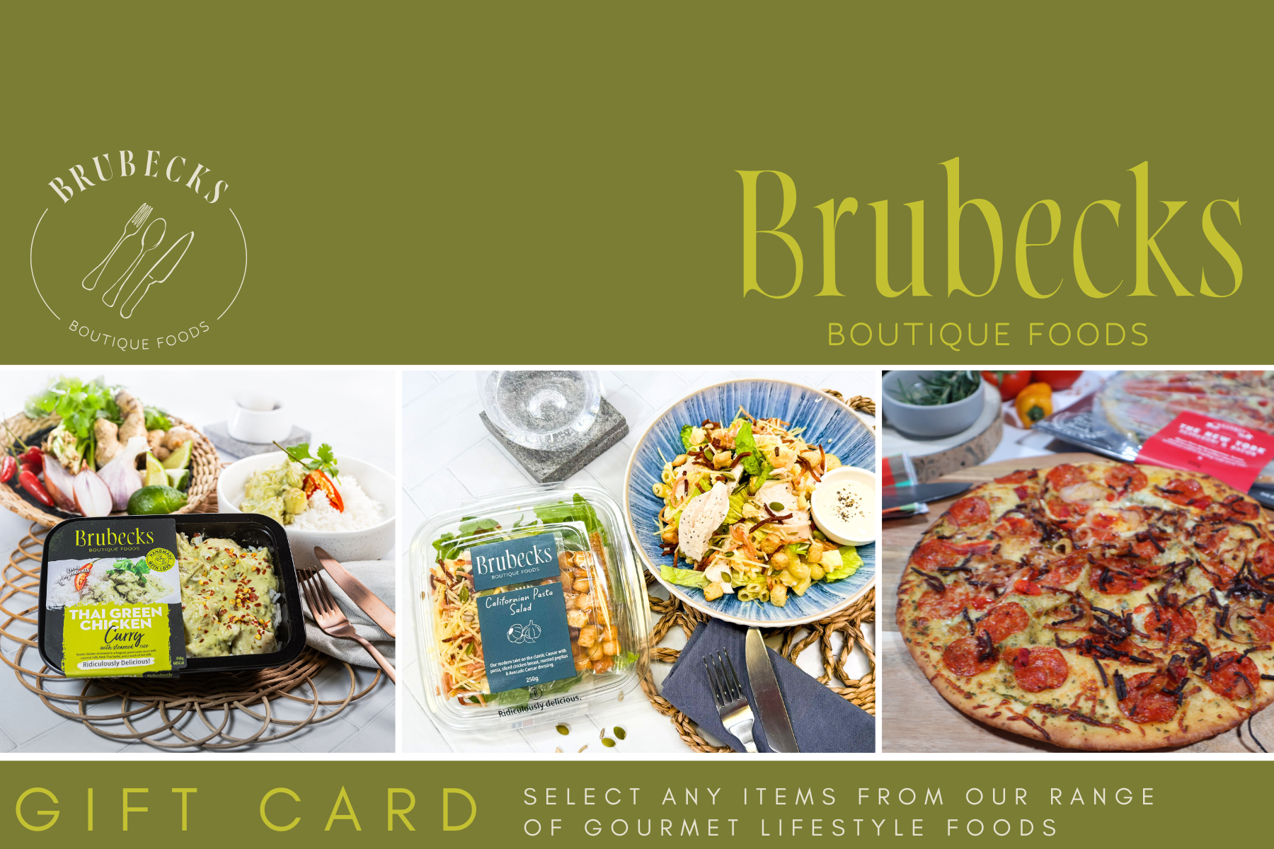 Brubecks Boutique Foods - Gift Card