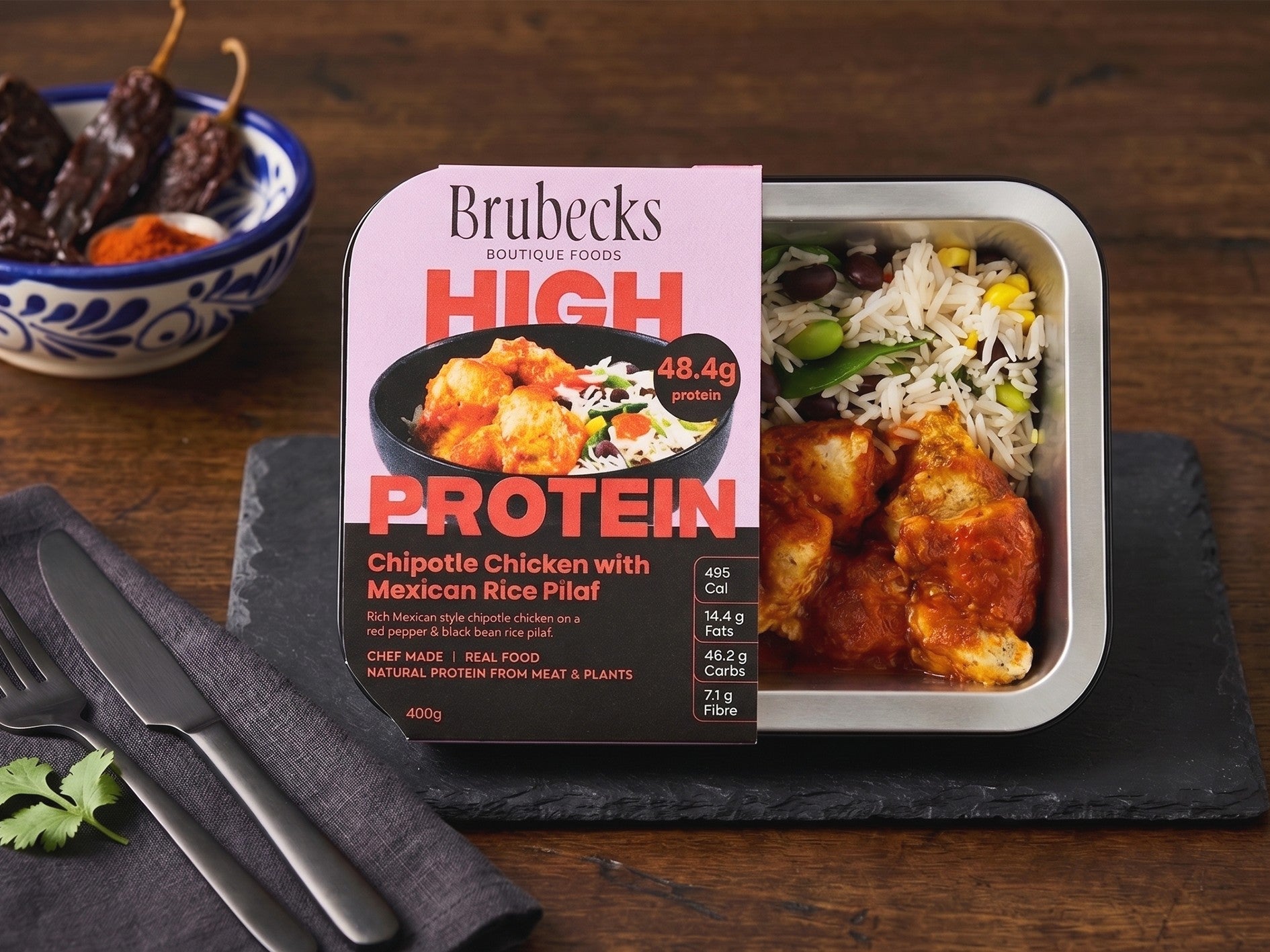 Chipotle Chicken with Mexican Rice Pilaf - 400g
