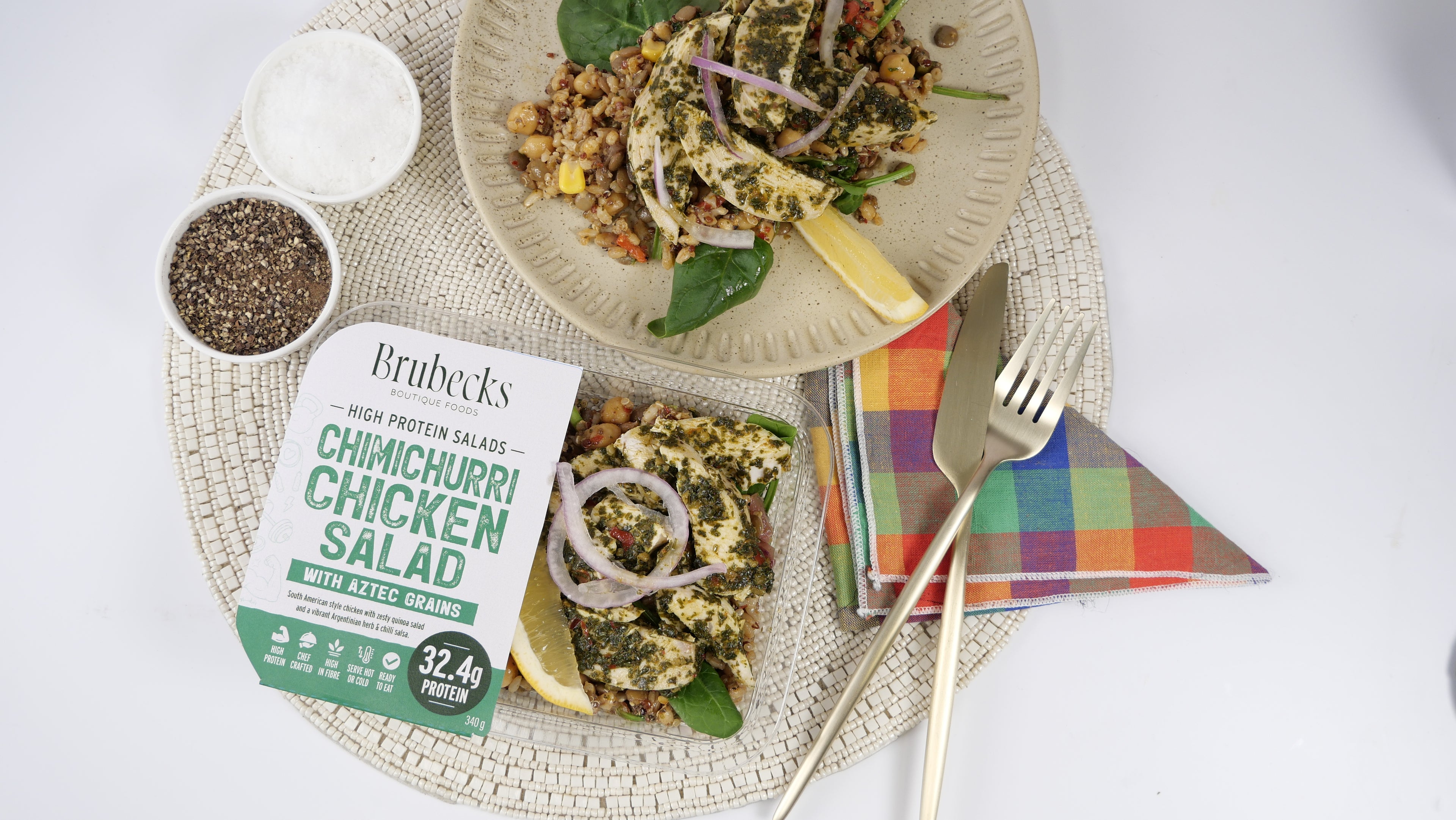 Chimichurri Chicken Salad with Aztec Grains - 340g