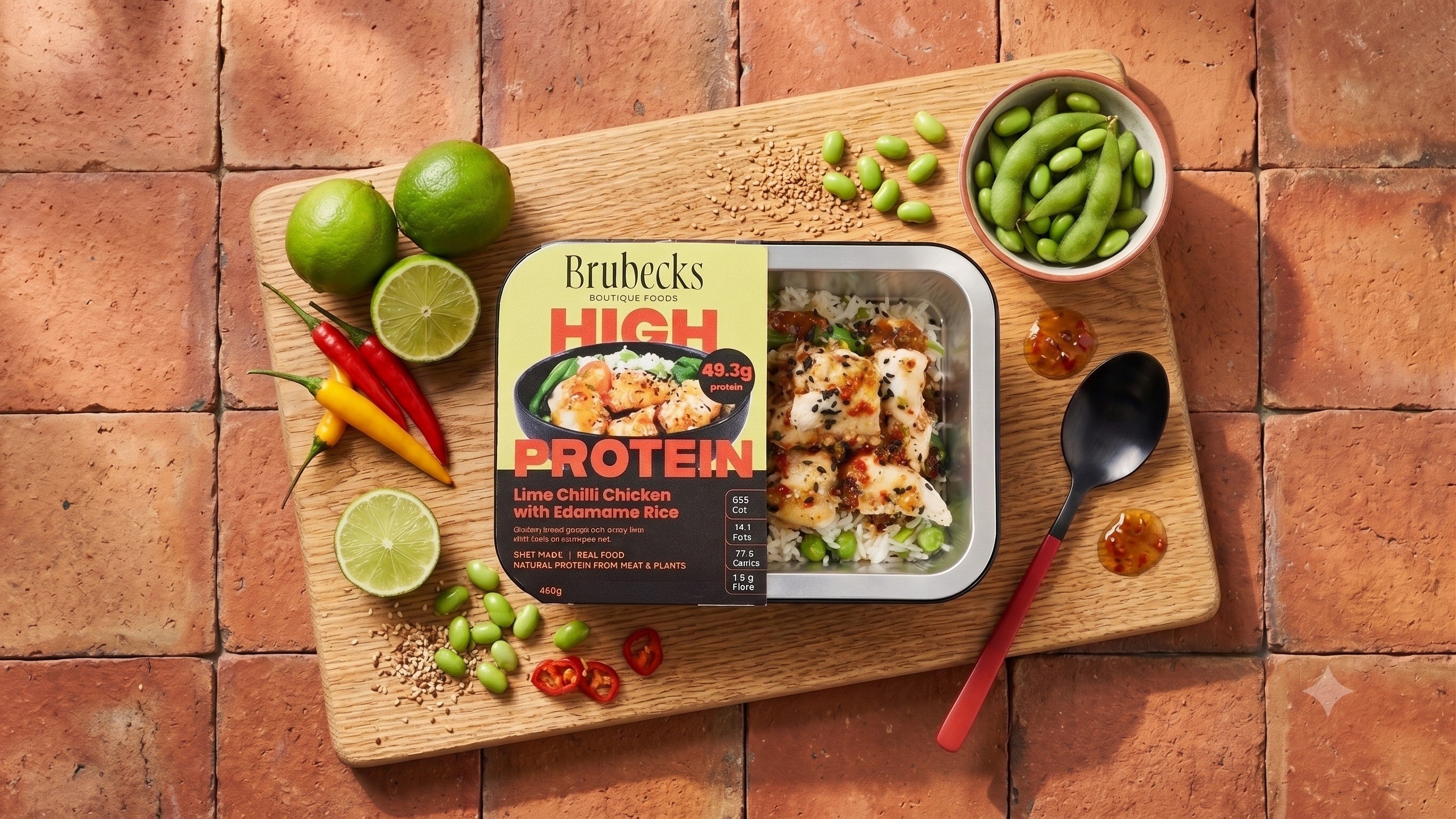 Lime Chilli Chicken with Edamame Rice - 420g