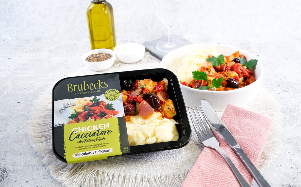 Chicken Cacciatore with Butter Mash