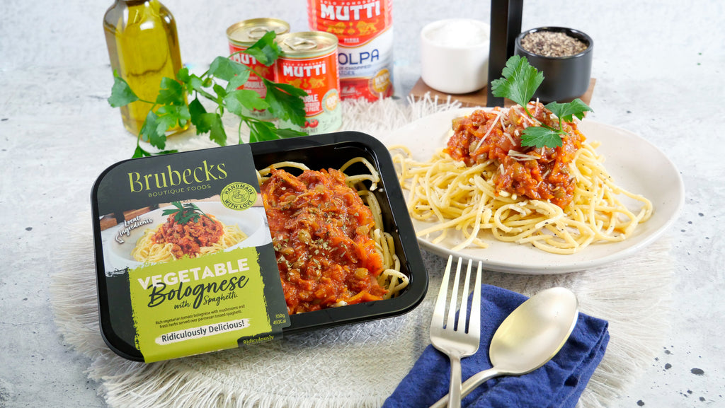 Vegetable Bolognese with Spaghetti