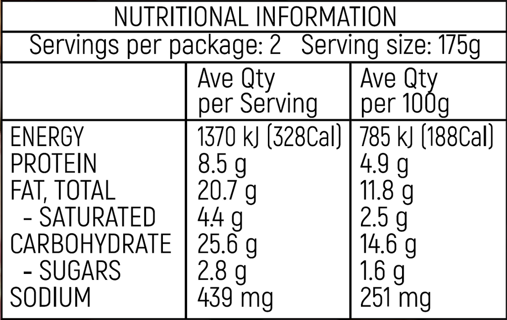 Pumpkin & Feta Pasta Salad 350g