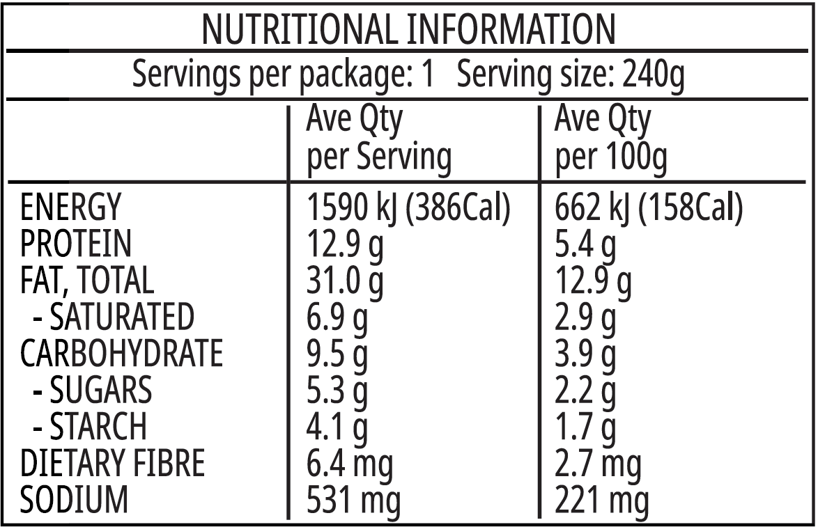 Pumpkin, Spinach & Feta Salad - 240g