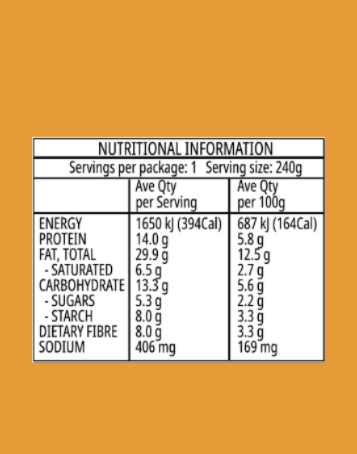 Pumpkin, Spinach & Feta Salad - 240g