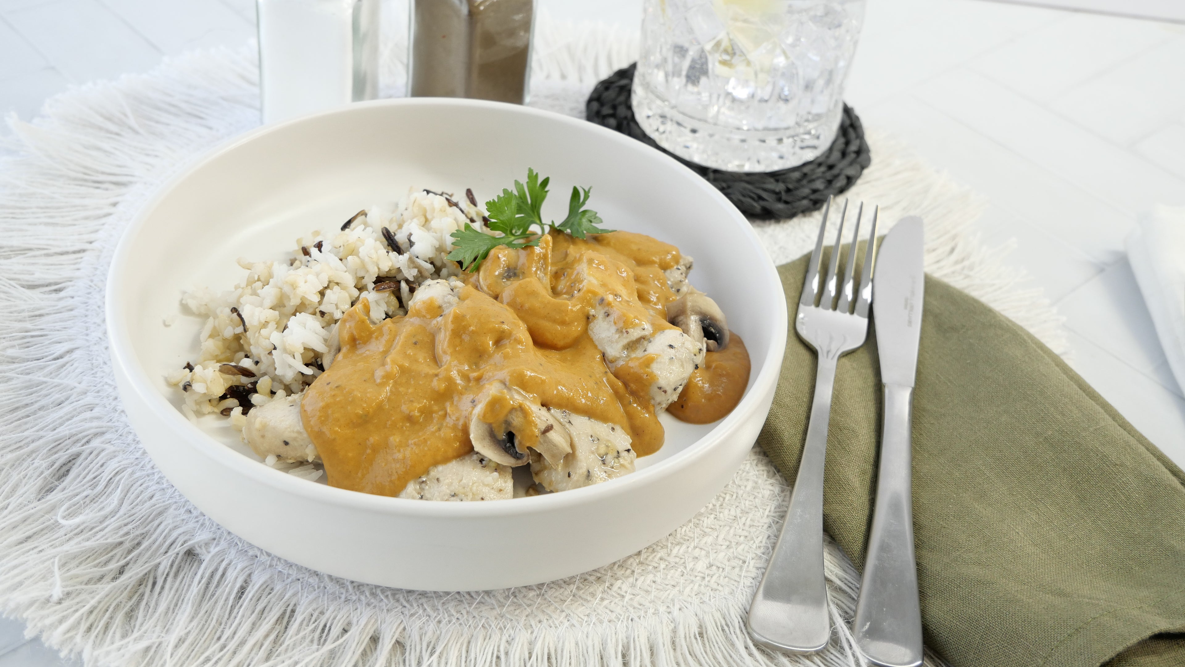 SaH Chicken Stroganoff