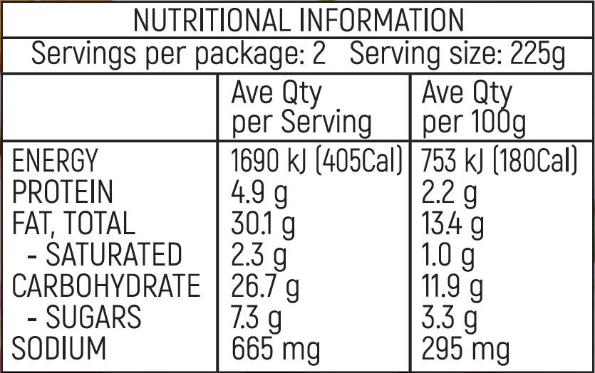 Sweet Potato & Mustard Mayo Salad 450g