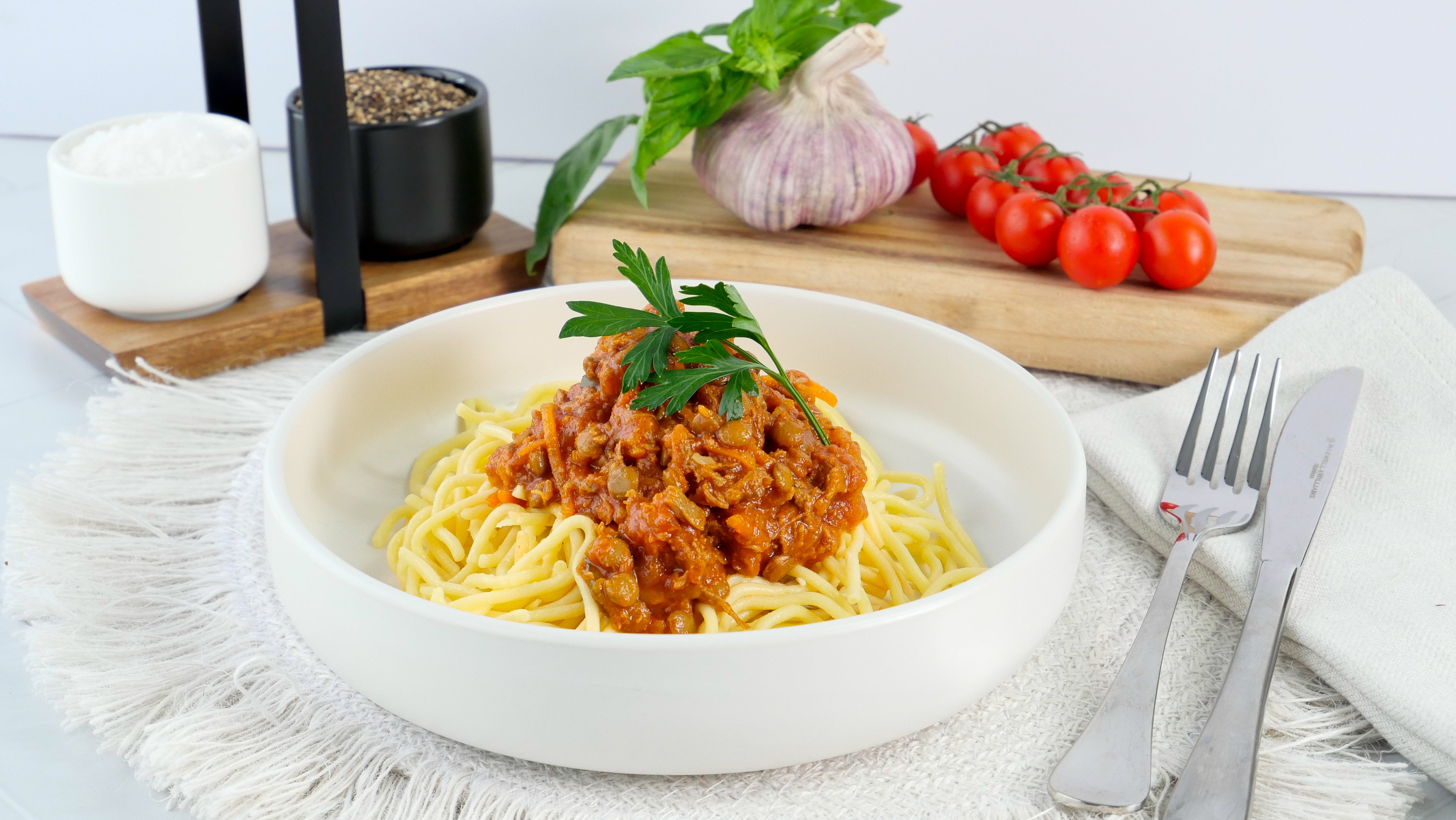 SaH Vegetarian Spaghetti Bolognese
