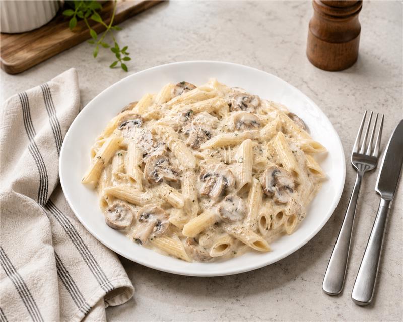 SaH Mushroom Penne Pasta